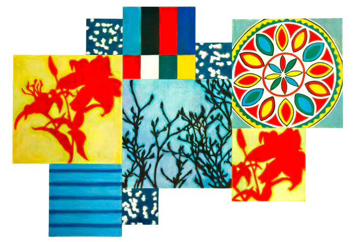 Full Bloom, Trine Bumiller, 2006, oil on canvas, 78 x 108 in. / 198.12 x 274.32 cm.