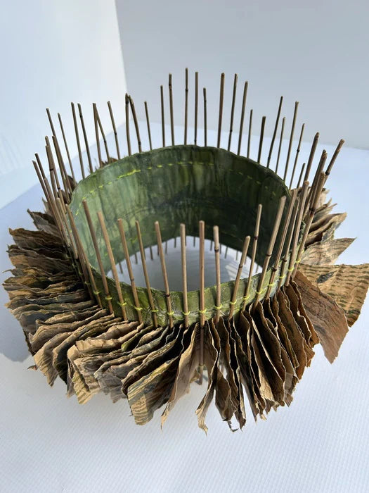 Full Turn, Maria Stoller, 2025, mixed media, 16 x 24 x 24 cm. / 6.2 x 9.44 x 9.44 in.