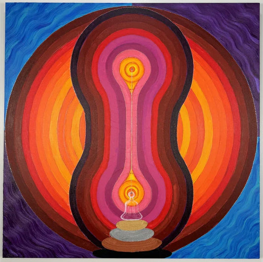 Loveleen Stage, Monika Kalra, 2024, limited giclee print, 36 x 36 in. / 91.44 x 91.44 cm.