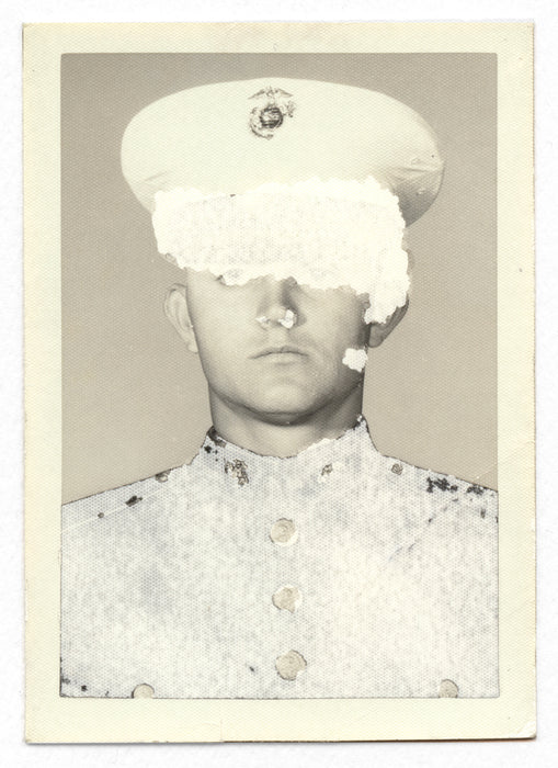 Love Letter to the Unnamed, Jason Tucker, 2024, mixed media, 4 x 2 in. / 10.16 x 5.08 cm.