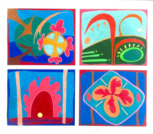 Baby Baby, Jack Farkas, 2004, oil pastel on paper, 36 x 42 in. / 91.44 x 106.68 cm.