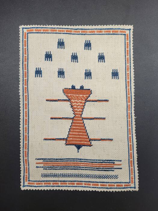 Bug with Flies, Aleea Dugstad, 2022, mixed media, 11.25 x 8 in. / 28.57 x 20.32 cm.