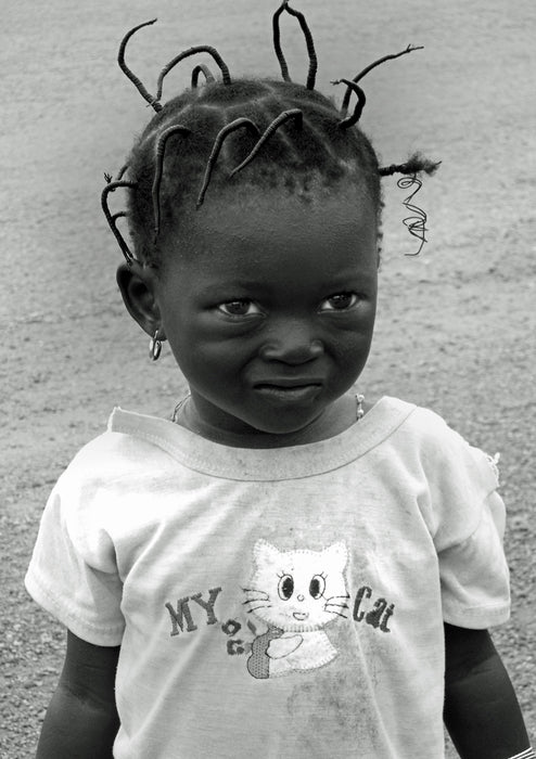 Burkinabée, Ouagadougou, 2009, pigment, 24 x 20 in. / 60.96 x 50.8 cm.