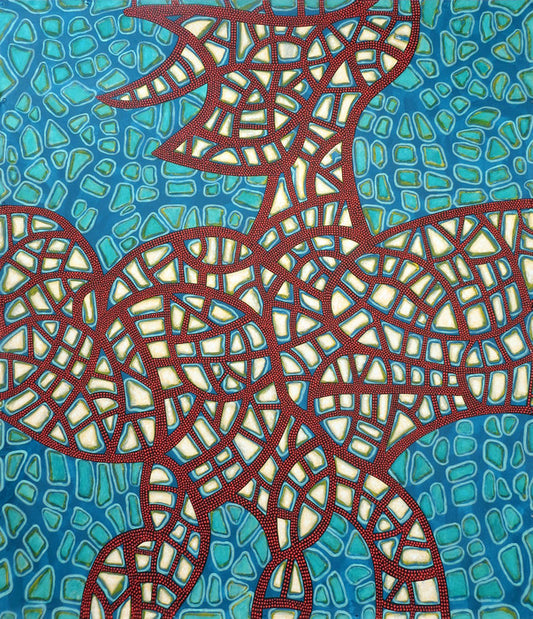 MYTH, 2020, acrylic on canvas, 96 x 84 in. / 243.84 x 213.36 cm.