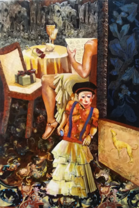 The Gift, 2020, acrylic on wood panel, 36 x 24 in. / 91.44 x 60.96 cm.