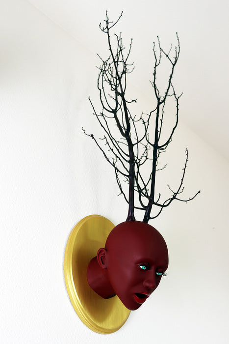 The Devil's Gateway, 2020, mixed media, 38 x 16 x 13 in. / 96.52 x 40.64 x 33.02 cm.
