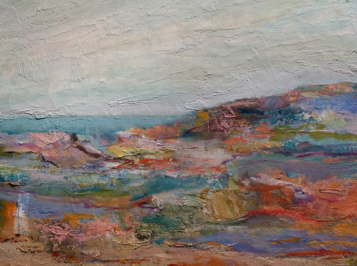 Coastline Point Reyes, 2021, oil, 16 x 20 in. / 40.64 x 50.8 cm.