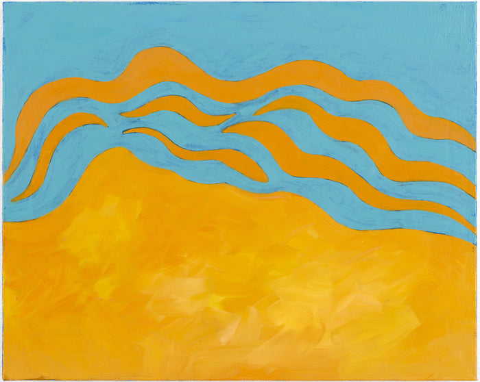 Heat, 2020, oil on canvas, 16 x 20 in. / 40.64 x 50.8 cm.