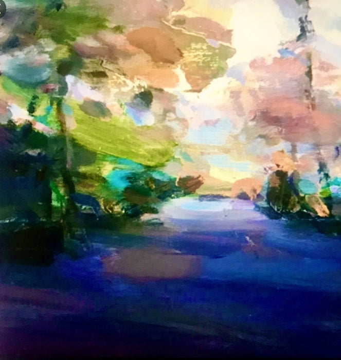 Where I Live, 2021, oil on canvas, 12 x 12 in. / 30.48 x 30.48 cm.