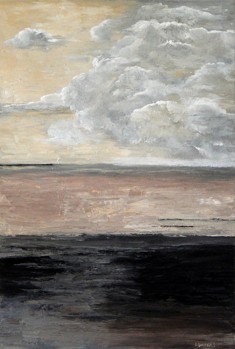 Simple Serenity, 2021, heavy body acrylic on canvas, 36 x 24 in. / 91.44 x 60.96 cm.