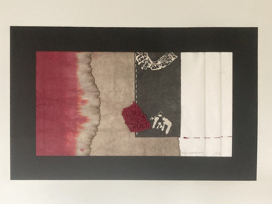 Grany and the Red Shirts, 2020, paper, 24 x 15 in. / 60.96 x 38.1 cm.