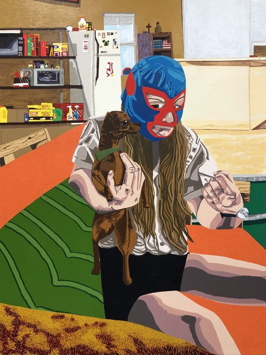 Whatcha Gonna Do, 2021, acrylic on canvas, 48 x 36 in. / 121.92 x 91.44 cm.