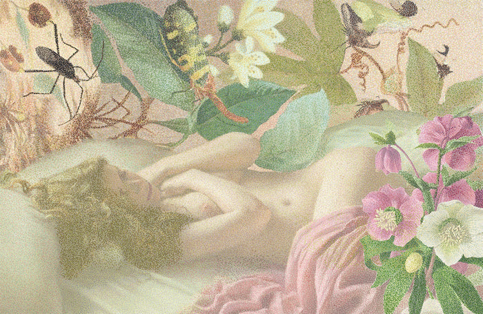 East of Eden, 2022, micropointilism, 28 x 18 in. / 71.12 x 45.72 cm.