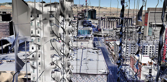 Glitch 04, 2021, pigment print, 24 x 48 in. / 60.96 x 121.92 cm.