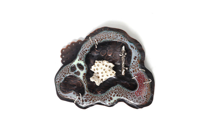 Within, 2022, mixed media, 5 x 4 x 2 in. / 12.7 x 10.16 x 5.08 cm.