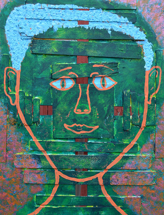 Henry, 2021, acrylic, 25 x 19 in. / 63.5 x 48.26 cm.