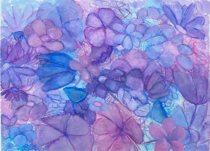 Untitled, 2023, mixed media, 22 x 30 in. / 55.88 x 76.2 cm.