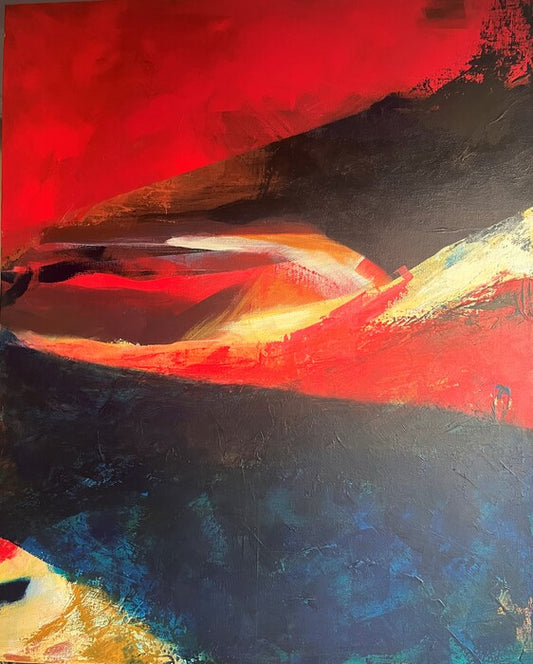 Movements, 2020, acrylic, 30 x 24 in. / 76.2 x 60.96 cm.