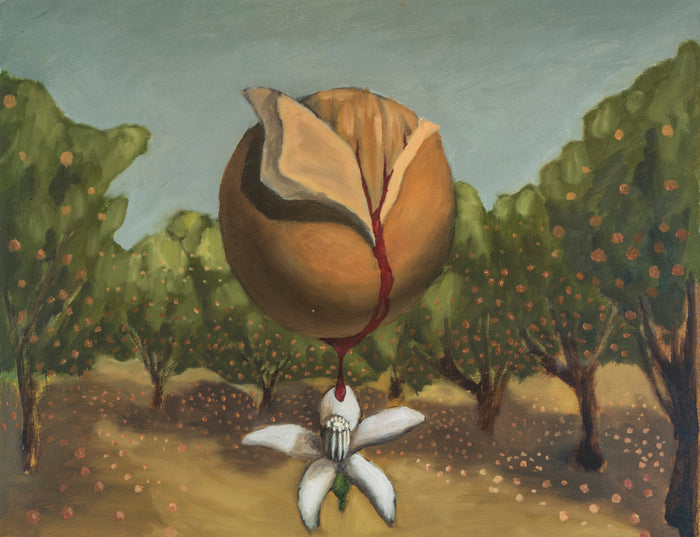 Blood Orange, 2018, oil on canvas panel, 22 x 28 in. / 55.88 x 71.12 cm.