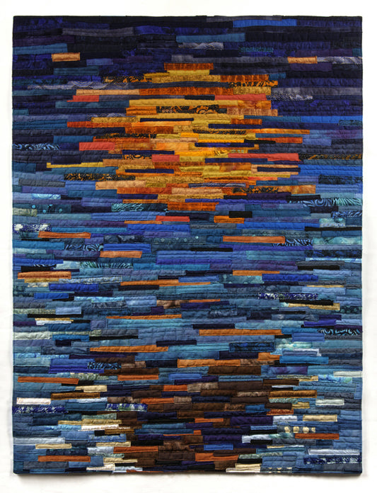 Voyage - Ithaka Series, 2022, textile, 31 x 40 in. / 78.74 x 101.6 cm.