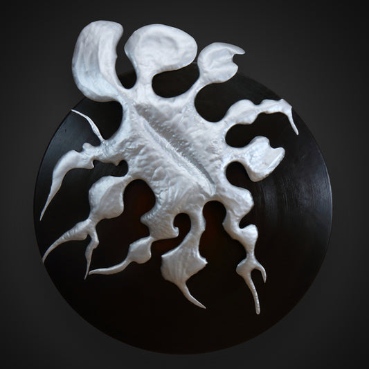 Got Nerve, 2018, anodized aluminum, 4 x 4 ft. / 48 x 48 in.