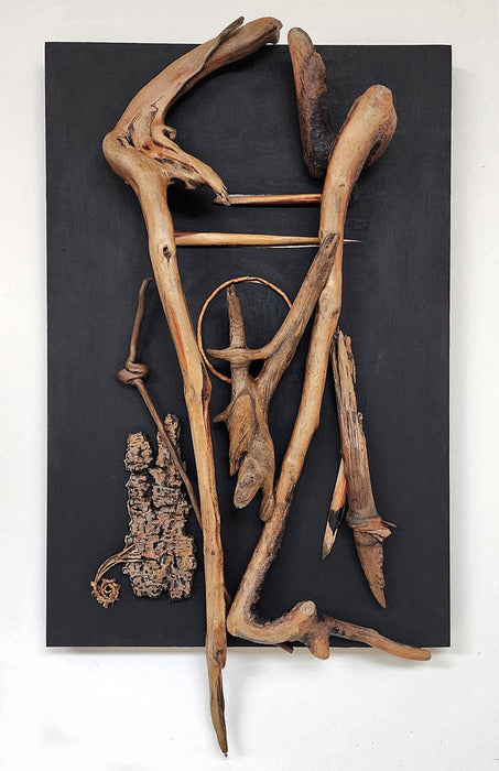 Seeking Harmony, 2023, mixed media, 36 x 20 in. / 91.44 x 50.8 cm.