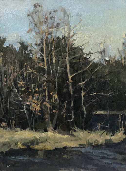 Point, 2024, oil on panel, 8 x 6 in. / 20.32 x 15.24 cm.