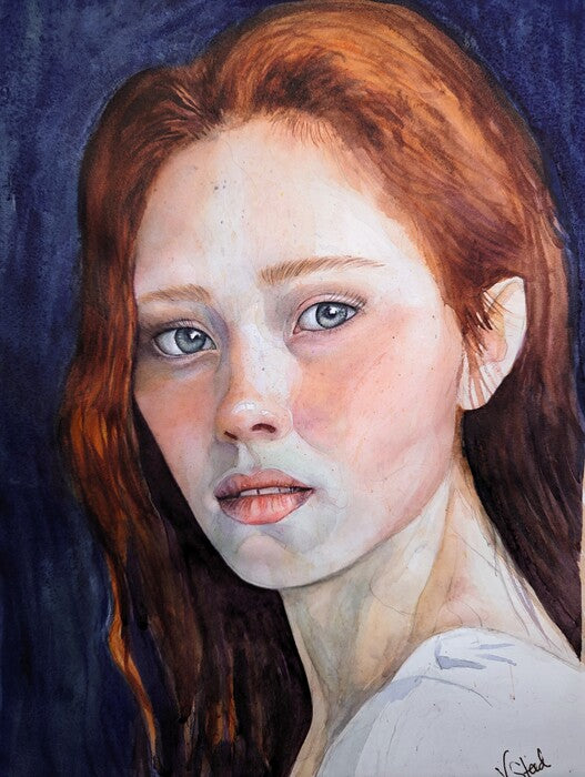 Eugenia, 2023, watercolor, 14 x 20 in. / 35.56 x 50.8 cm.