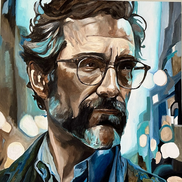 Jim, 2024, acrylic, 30 x 30 in. / 76.2 x 76.2 cm.
