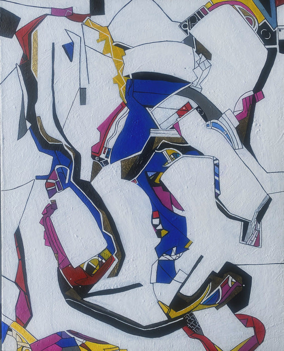 My Excavation, 2024, acrylic on canvas, 20 x 16 in. / 50.8 x 40.64 cm.