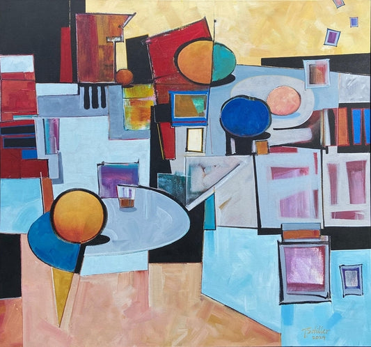 Unattended Opening, 2023, acrylic on canvas, 30 x 28 in. / 76.2 x 71.12 cm.