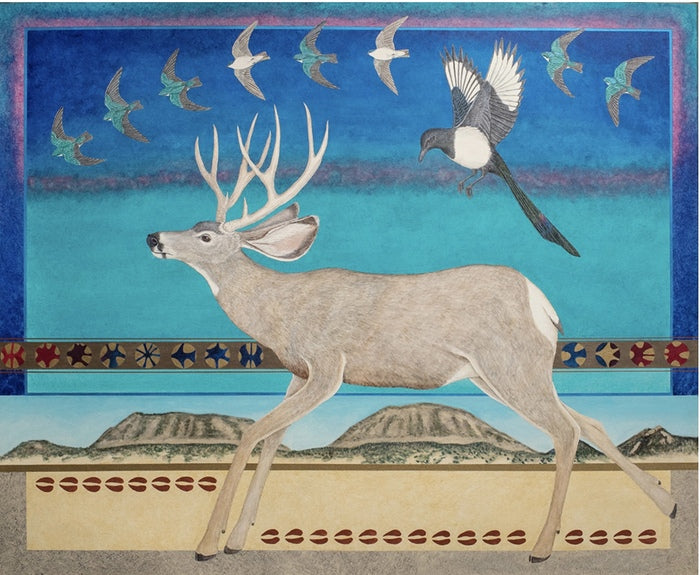 Huerfano, 2020, acrylic on canvas, 60 x 72 in. / 152.4 x 182.88 cm.
