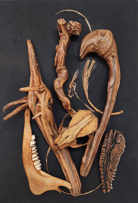 Convocation, 2023, mixed media, 18 x 12 in. / 45.72 x 30.48 cm.