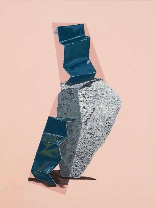 Falls, 2024, acrylic on canvas, 14 x 11 in. / 35.56 x 27.94 cm.