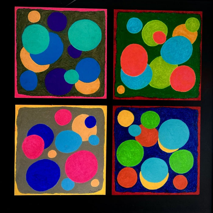 05. 09. 24., 2024, oil pastel on cotton paper, 31 x 30 in. / 78.74 x 76.2 cm.