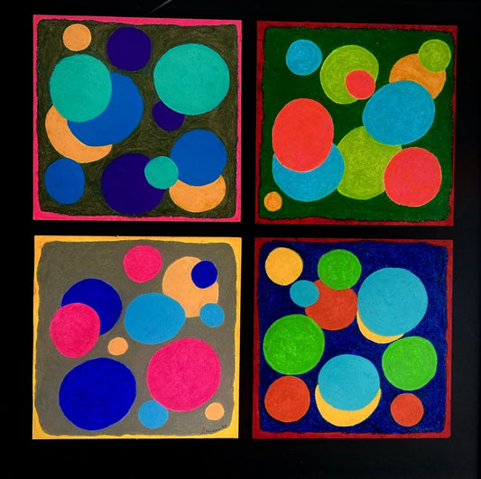 05. 09. 24., 2024, oil pastel on cotton paper, 31 x 30 in. / 78.74 x 76.2 cm.