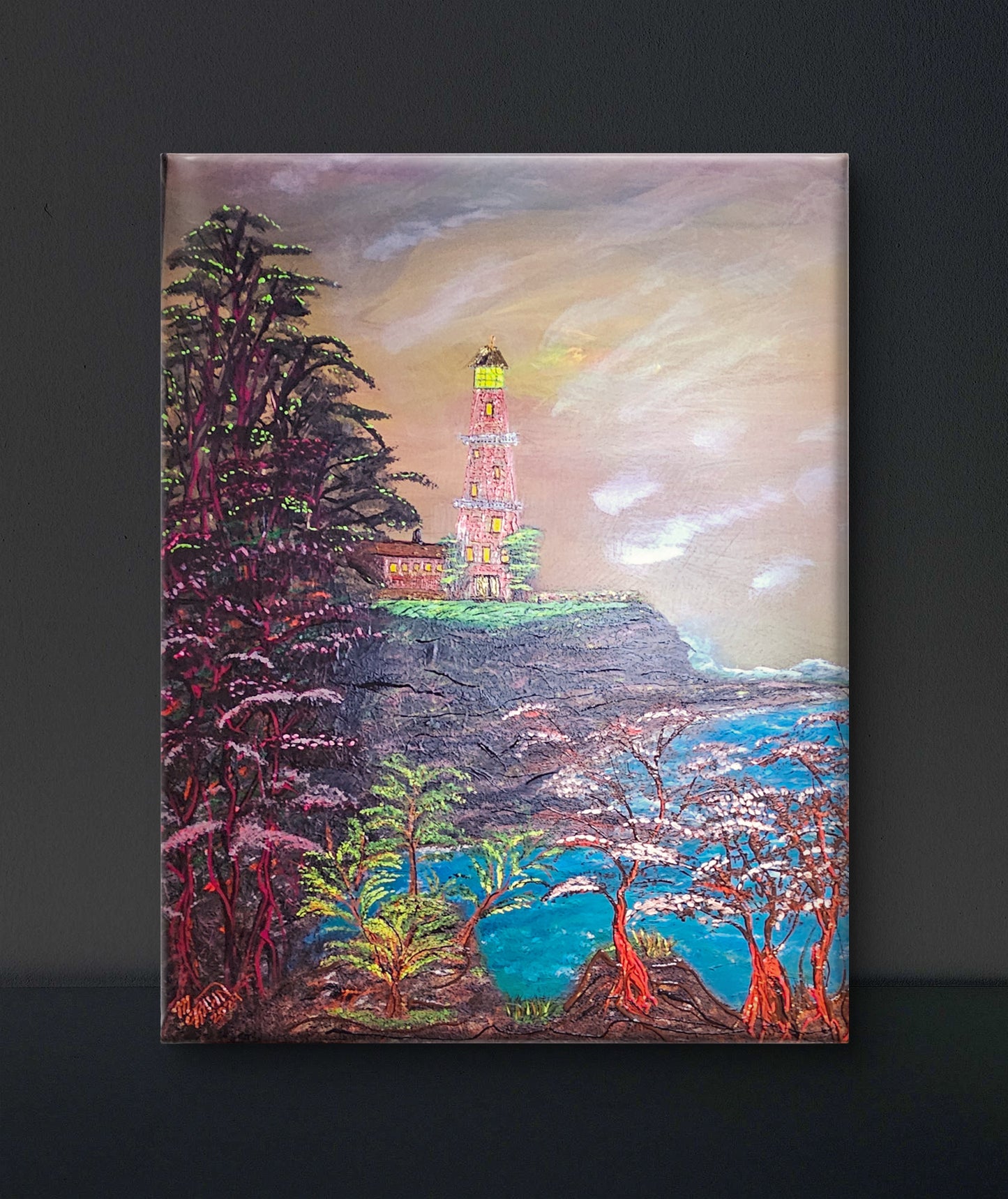 Eternal Light, 2024, acrylic on canvas, 30 x 40 in. / 76.2 x 101.6 cm.