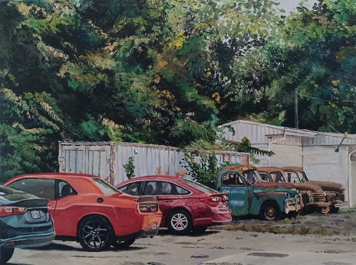 Oh To Be Young Again, 2024, oil on canvas, 36 x 27 in. / 91.44 x 68.58 cm.