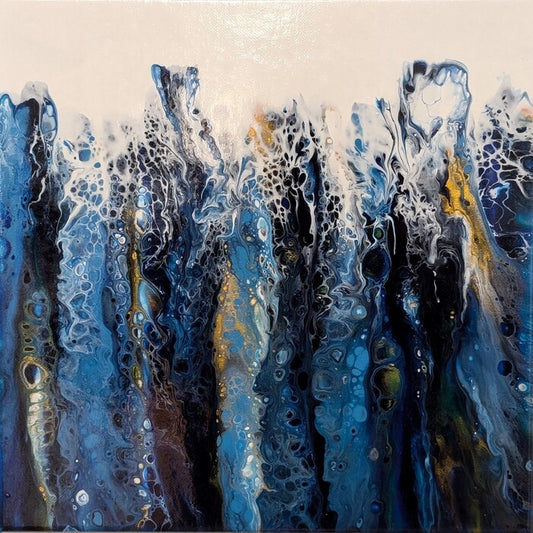 Hidden Treasure, 2024, acrylic paint, 12 x 12 in. / 30.48 x 30.48 cm.
