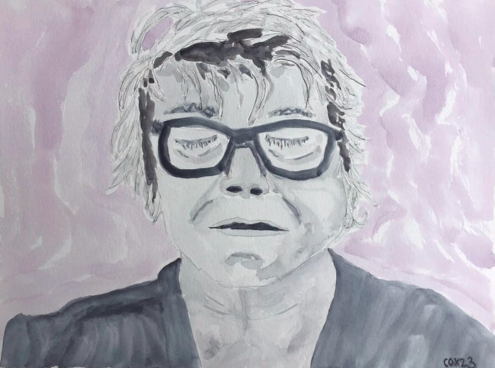 Richard Butler, 2023, watercolor, 12 x 9 in. / 30.48 x 22.86 cm.