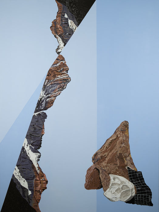 Temporary, 2024, acrylic on canvas, 40 x 30 in. / 101.6 x 76.2 cm.