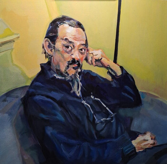 Peter Without Rita, 2024, acrylic on canvas, 20 x 20 in. / 50.8 x 50.8 cm.