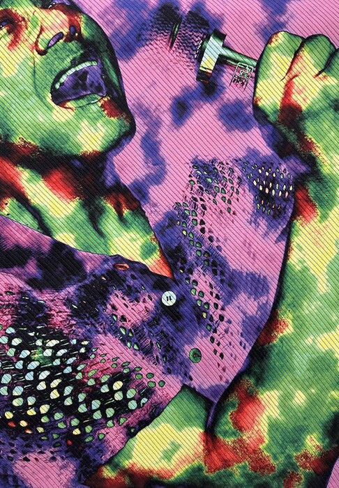 Smule, 2024, art quilt, 36 x 27 in. / 91.44 x 68.58 cm.