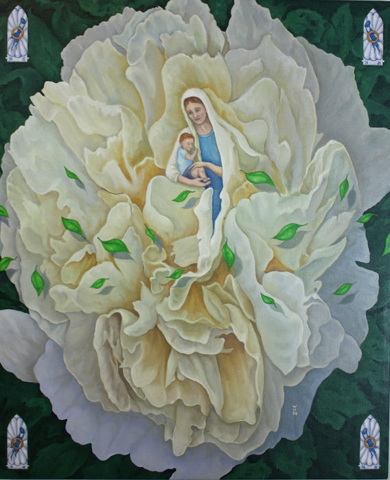 Numerology 6, 2024, oil on canvas, 28 x 34 in. / 71.12 x 86.36 cm.