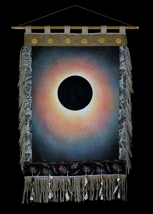Totality, 2024, mixed media, 60 x 44 in. / 152.4 x 111.76 cm.