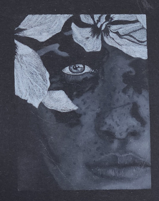 Island Girl 2, 2024, mixed media, 5 x 3 in. / 12.7 x 7.62 cm.