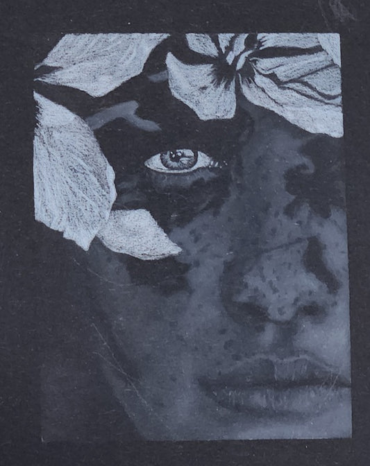 Island Girl 2, 2024, mixed media, 5 x 3 in. / 12.7 x 7.62 cm.