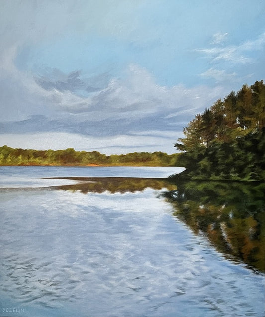 Oak Grove, 2024, acrylic on canvas, 24 x 20 in. / 60.96 x 50.8 cm.