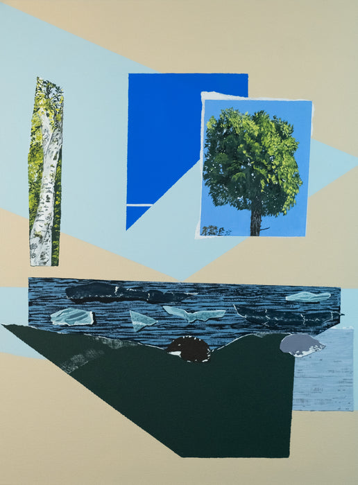 Landscape, 2025, acrylic on canvas, 24 x 18 in. / 60.96 x 45.72 cm.