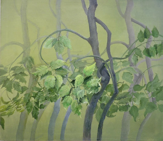 Tuesday Memory, 2024, acrylic on canvas, 30 x 36 in. / 91.44 x 76.2 cm.